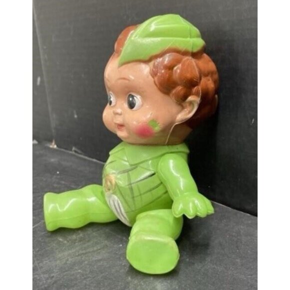 Very Rare HTF Vintage Peter Pan Celluloid Doll 9 Inch - Decor Hang Up Or Display - Picture 3 of 7